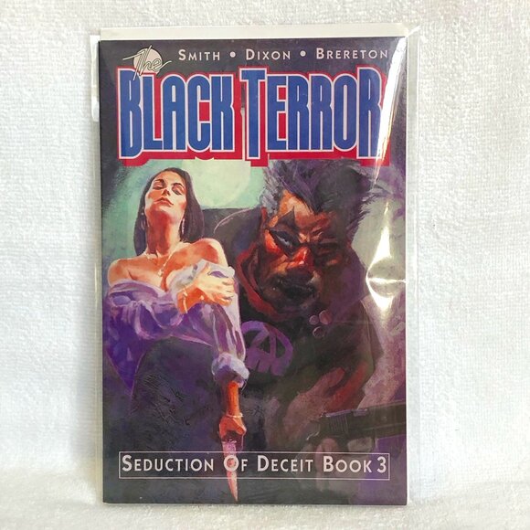 1990 The Black Terror Book 3 Graphic Novel!! - Picture 1 of 2